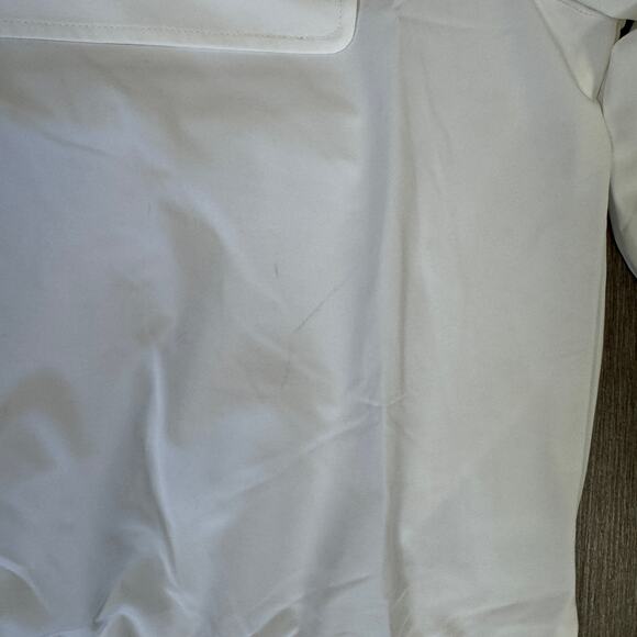 Crewcuts by J.Crew Active Anorak Jacket Girls XXL White Water Resistant 1/4 Zip - Picture 4 of 7